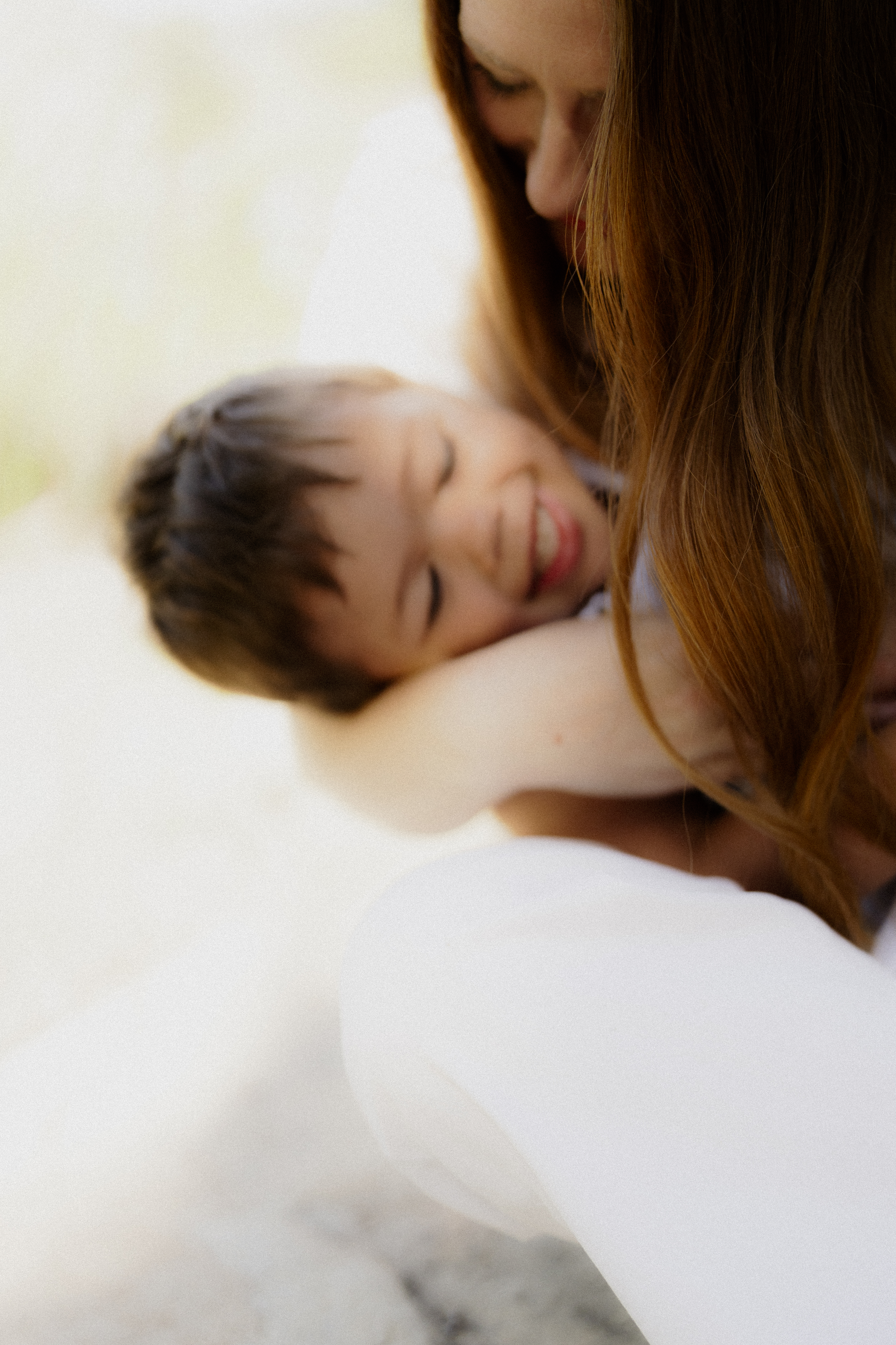 A mother receiving care, finally at rest